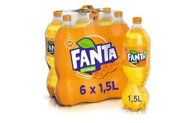 6x Fanta Orange 1.5l PET