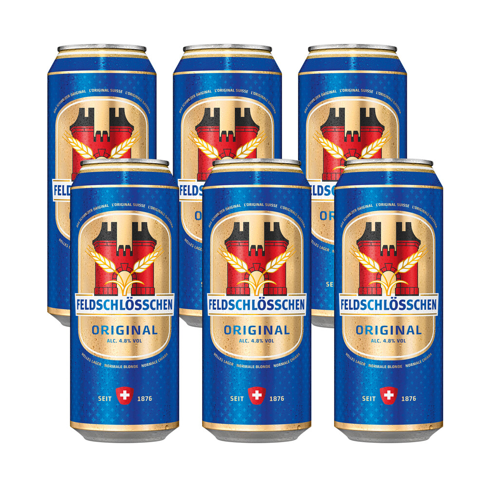 Feldschlösschen Original 0.5l (6 Dosen)