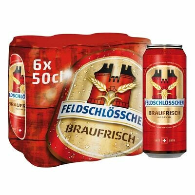 Feldschlösschen Braufrisch 0.5l (6 Dosen)