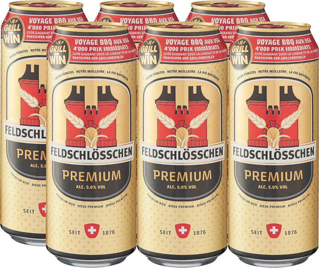 Feldschlösschen Premium 0.5l (6 Dosen)