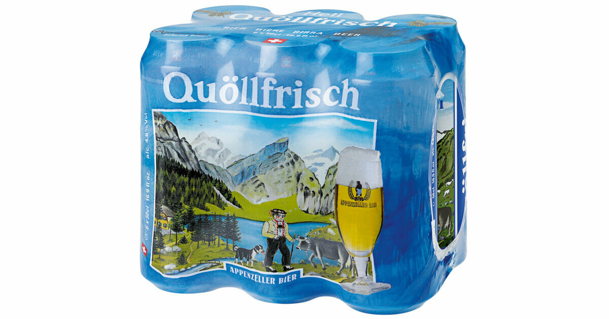 Appenzeller Quöllfrisch 0.5l (6 Dosen)