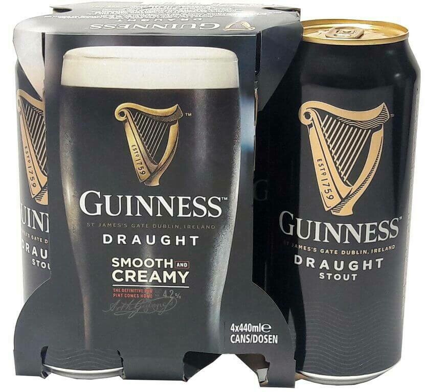 Guiness Draught 0.5l (6 Dosen)