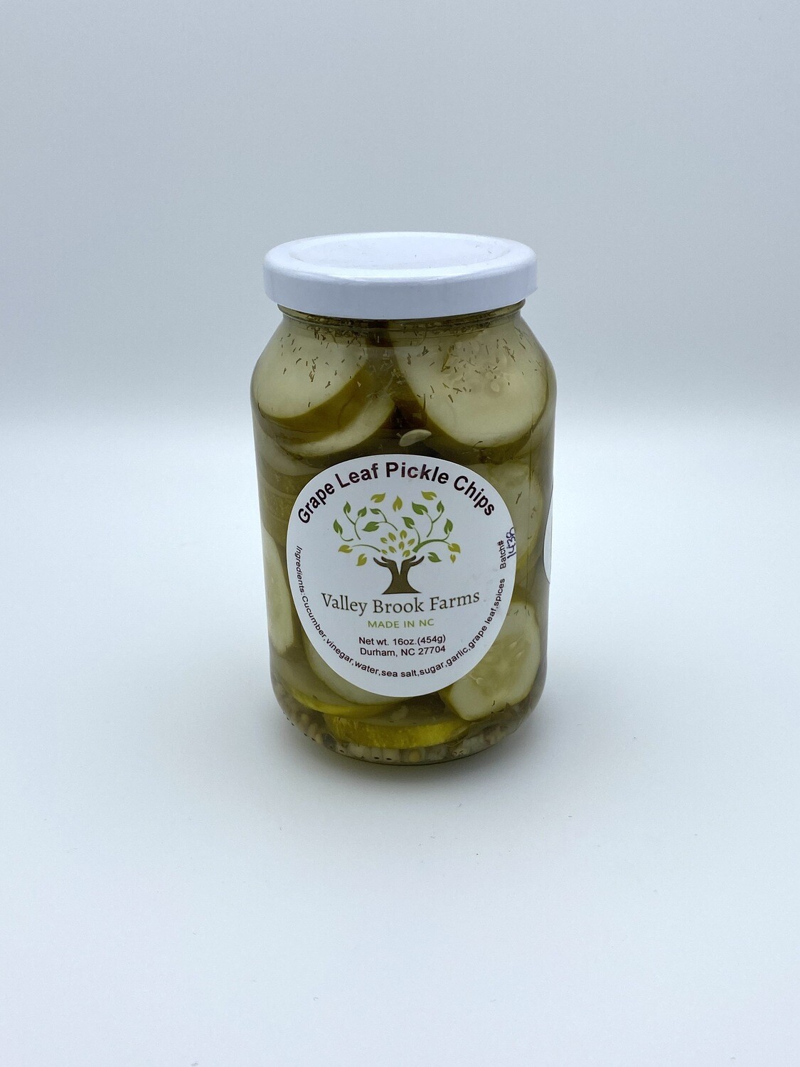 Grape Leaf Pickle Chips (Dill)