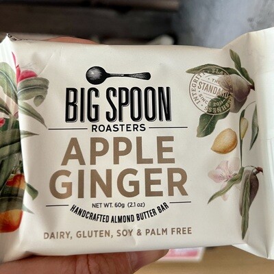 Apple Ginger Almond Butter Bar - Big Spoon Roasters