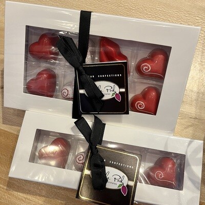 Loving Hearts Collection - Purple Pod Chocolates