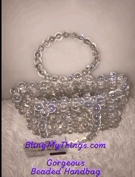le sac étoile - Aurora Borealis -Beaded -Full Size -Handbag/Purse/Satchel -*