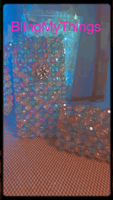 Confetti Bag- Multi Pastel Faceted Aurora Borealis Acrylic Beaded Cell Phone Purse and Business card holder * Confetti Bag- Multi Pastel Faceted Aurora Borealis Acrylic Beaded Cell Phone Purse and Business card holder *