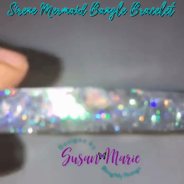 Sirène Mermaid Resin Bangle Bracelet