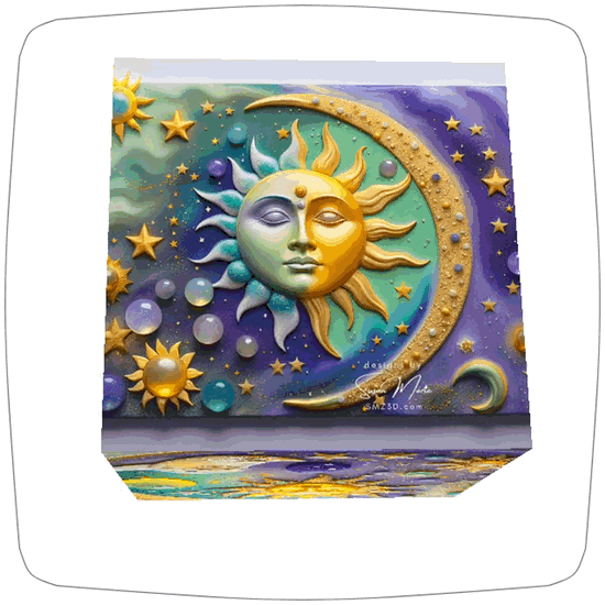 Mixed Media Art Tile - By Commission Only