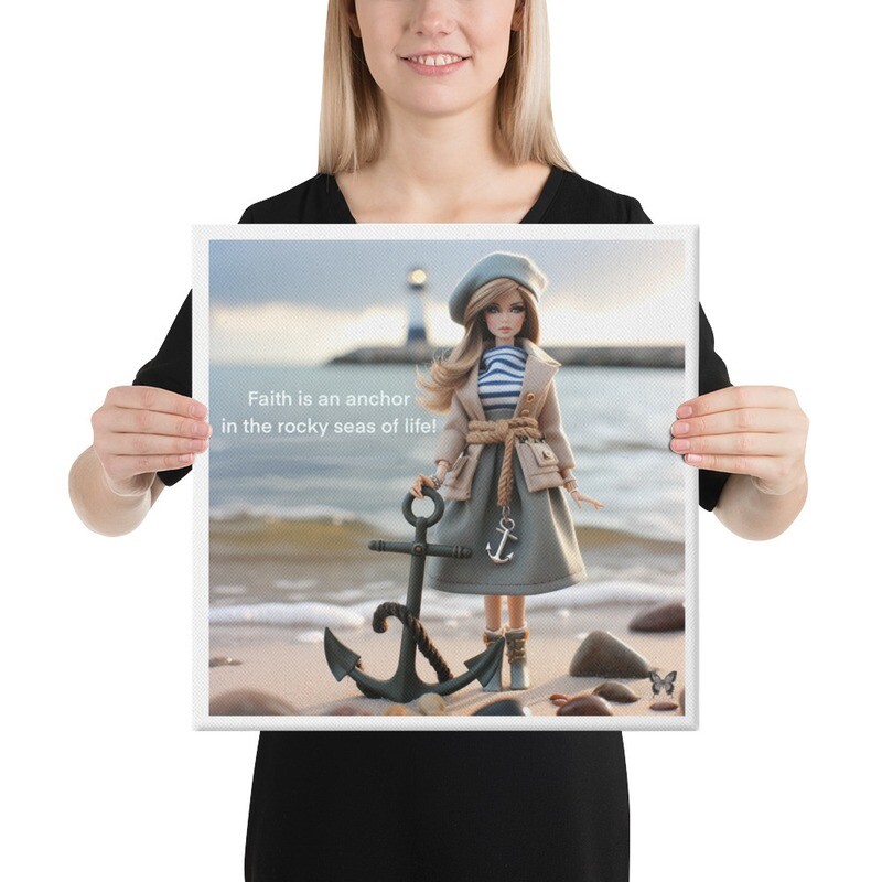Faith is an anchor- Canvas