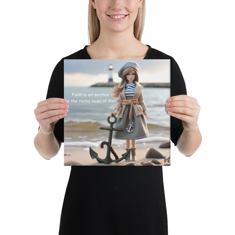 Faith is an anchor- Canvas