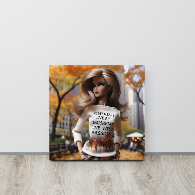 *Live with passion - square canvas
