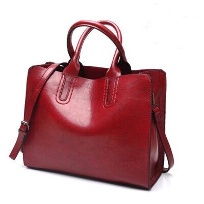 Leatherette Trunk Tote