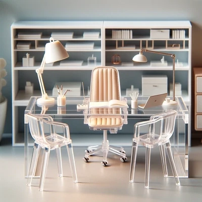 Office &amp; Study Miniatures (desks, bookcases)