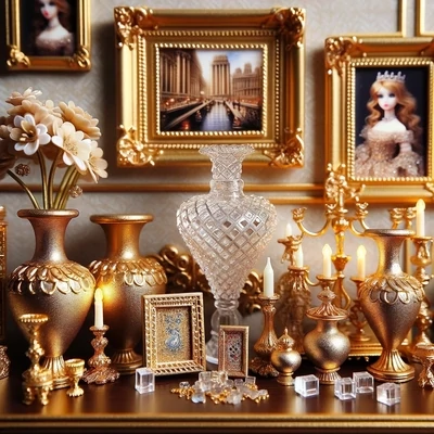 Decor Miniatures (vases, picture frames, mirrors, wall art)
