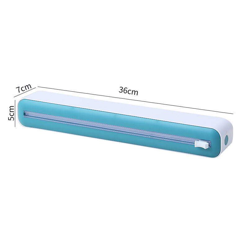 Cling Film Cutter Magnetic Suction Wall-mounted Kitchen Special Tearing Tin Paper Cling Film Box