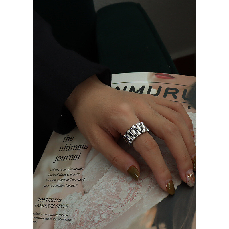 Titanium Steel Ring Versatile Ring Index Finger Ring Jewelry