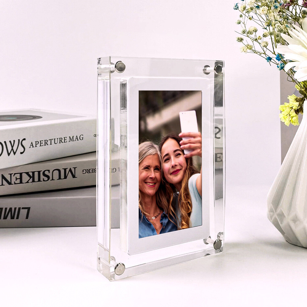 Digital Video Photo Frame, Color: 7 inch acrylic
