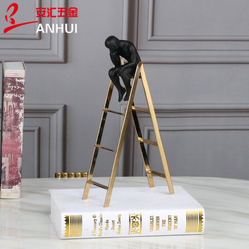 Modern thinker, ladder statue