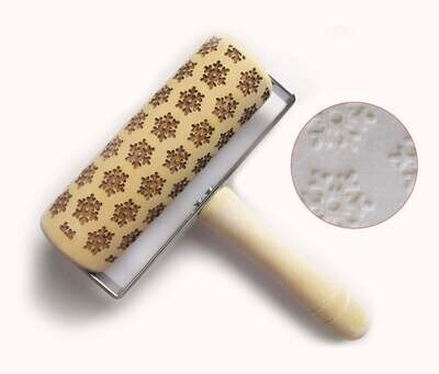 Simple kitchenware Christmas printing rolling pin cookie dry Hemu rolling pin Simple kitchenware Christmas printing rolling pin cookie dry Hemu rolling pin