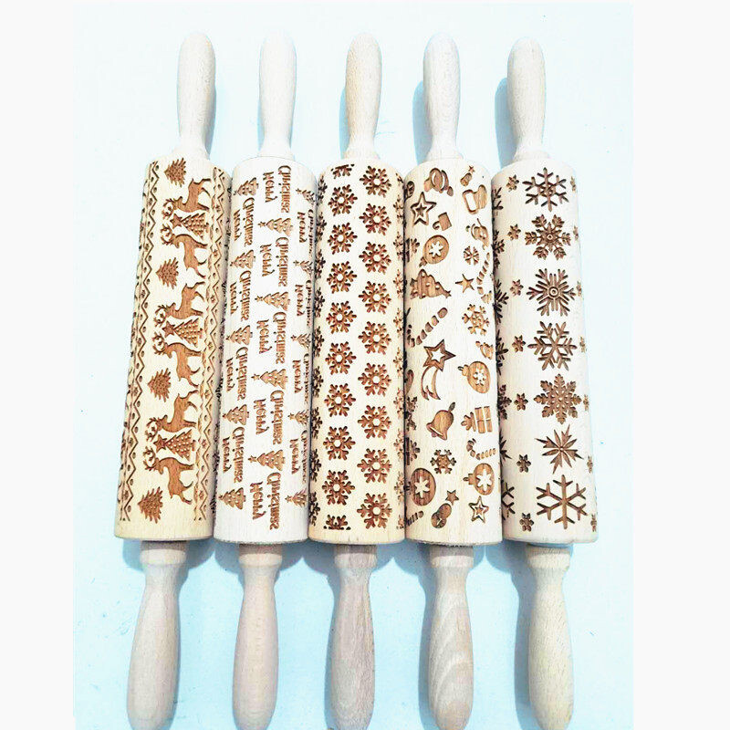 Rolling Pin Christmas Embossing