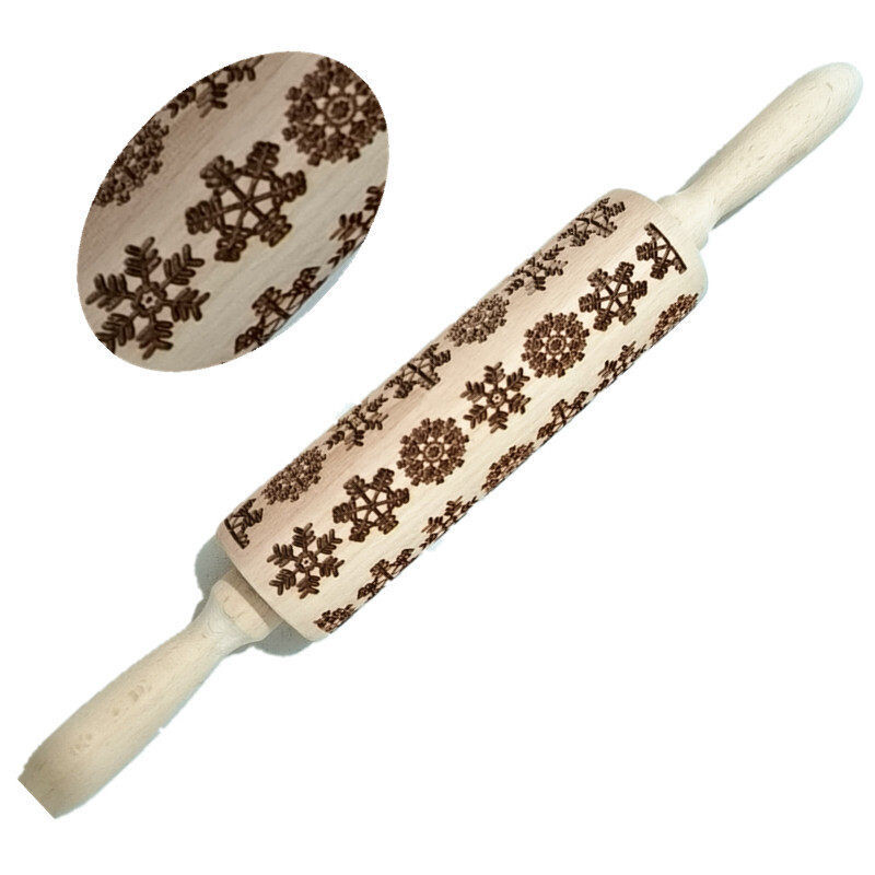 Rolling Pin Christmas Embossing, Style: 1