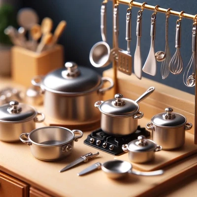 Cookware and Utensils Miniatures