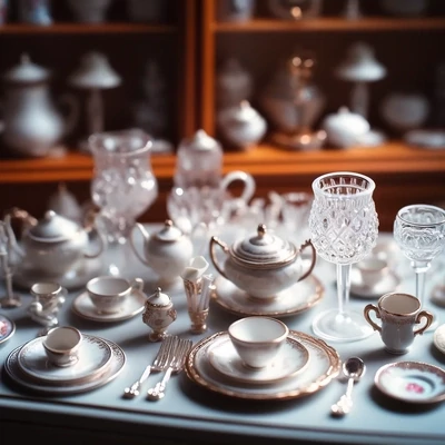 Tableware and Glassware Miniatures