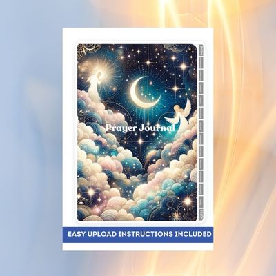 Reusable Digital Prayer Journal for GoodNotes and KiloNotes_Celestial