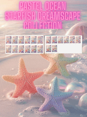 Pastel Ocean Starfish Dreamscape Collection 20 PNG images in 8K -Lock-screen Art Pastel Ocean Starfish Dreamscape Collection 20 PNG images in 8K -Lock-screen Art