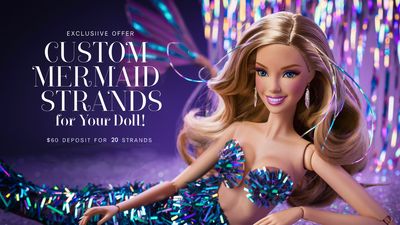 Mermaid Strands © Glitz Up Your Dolls Hair With Holographic Strands Custom Installed. Mermaid Strands © Glitz Up Your Dolls Hair With Holographic Strands Custom Installed.