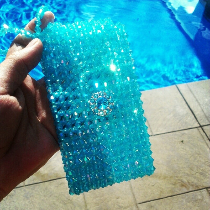 Handmade Beaded Cell Phone Purse Wristlet – 6 Styles