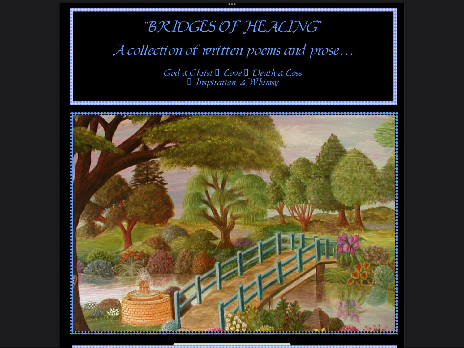 E-Book of Poetry “Bridges of Healing”