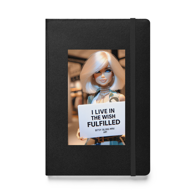 I live in the wish fulfilled-Journal -Hardcover bound notebook I live in the wish fulfilled-Journal -Hardcover bound notebook