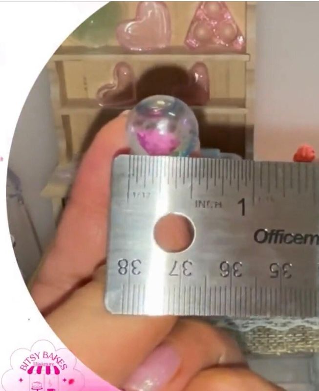 Miniature Mermaid and florals Snow Globe: Handmade Bling Art Collectible