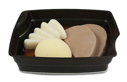 Sauerbraten Schwarzwurzel Kartoffeln in Bratensuce