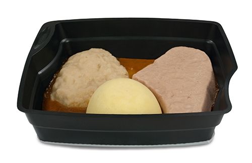Kassler Sauerkraut Kartoffeln in Bratensauce