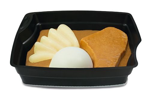 Kichererbsen Mediterran Schwarzwurzel Rei in heller sauce