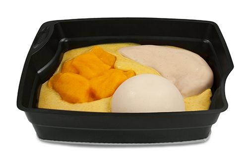 Putenbrust Kürbis Basmati-Reis in Curry Geflügelsauce Putenbrust Kürbis Basmati-Reis in Curry Geflügelsauce