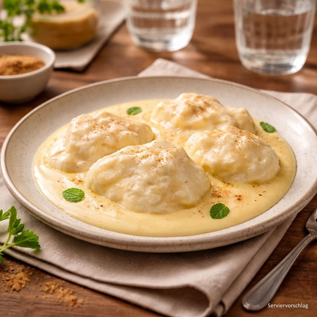Kaiserschmarrn mit Vanillesauce Kaiserschmarrn mit Vanillesauce