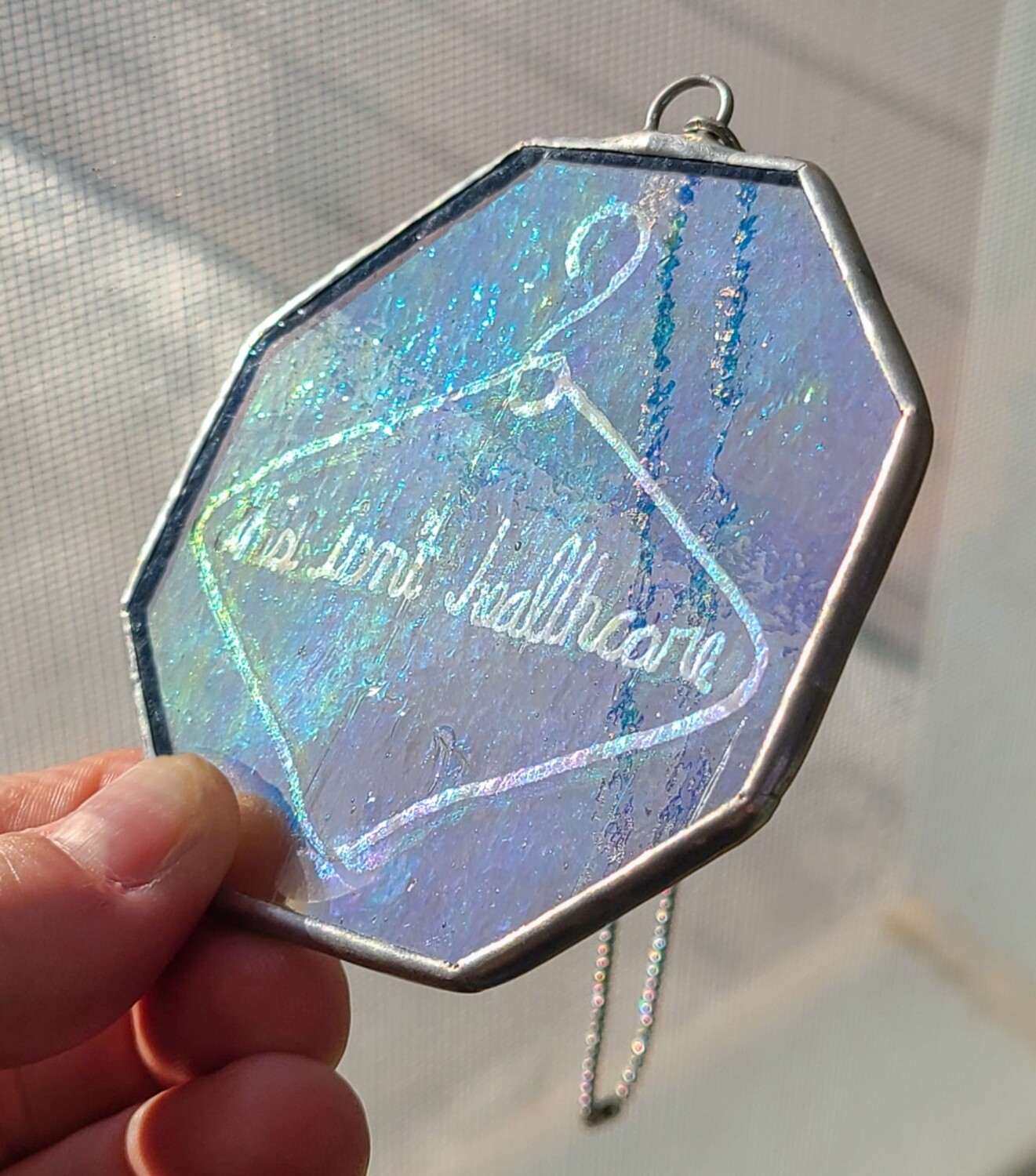 Clear Iridescent Octagon This Isn&#39;t Healthcare