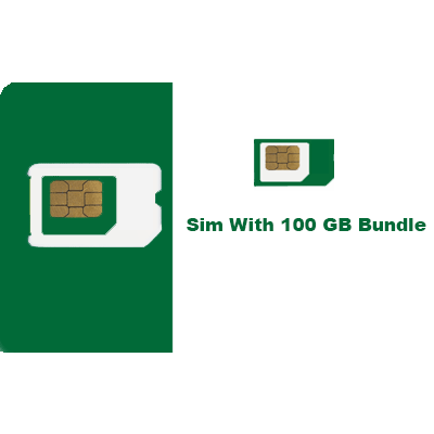 Sim with 100 gb bundle Sim with 100 gb bundle