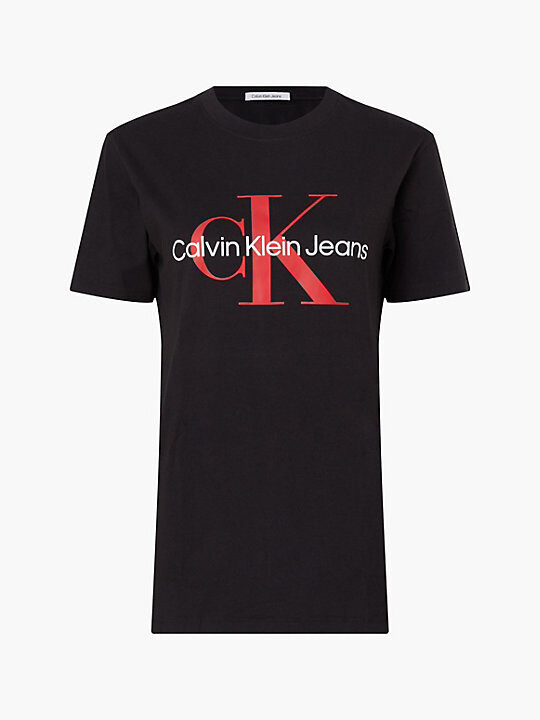T-shirt Homme Noir - Monogramme- Calvin Klein