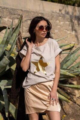 T-shirt "Etoile Imposante" - Chantal B pour femme
