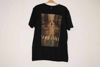 T-shirt homme noir imprimé New York