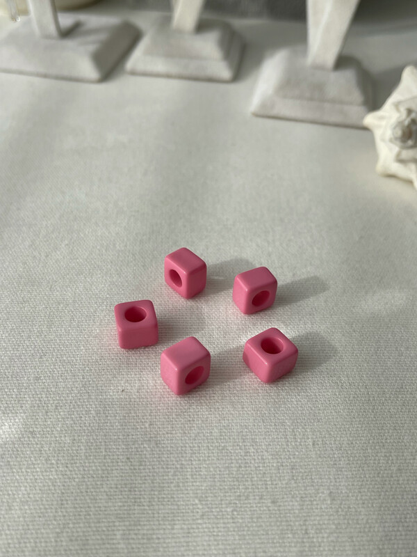 Steinli PINK  für Hals &amp; Armkette