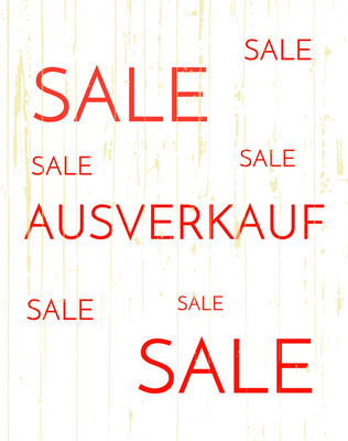 Sales / Ausverkauf