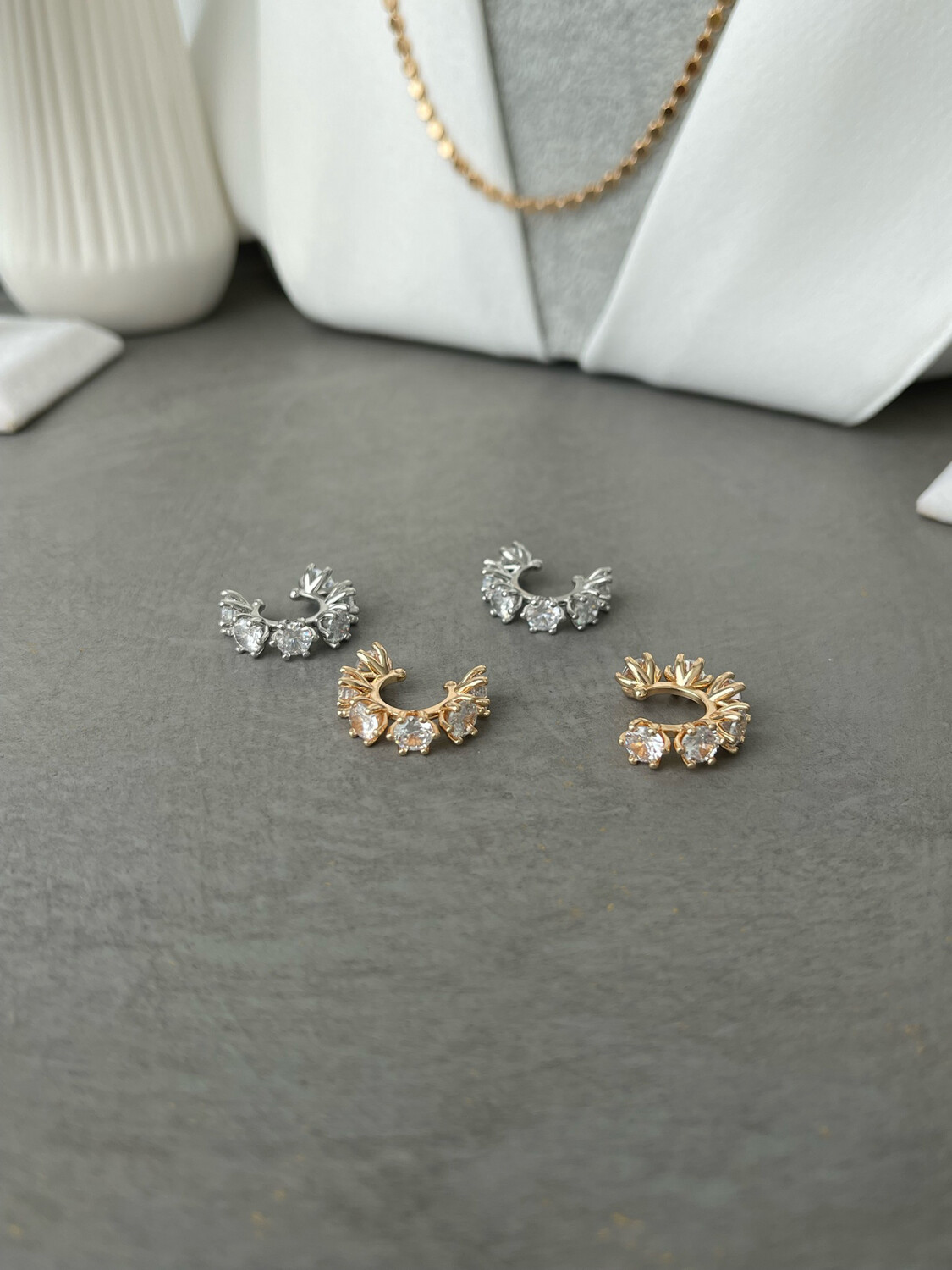 Earcuff Fakepiercing silber