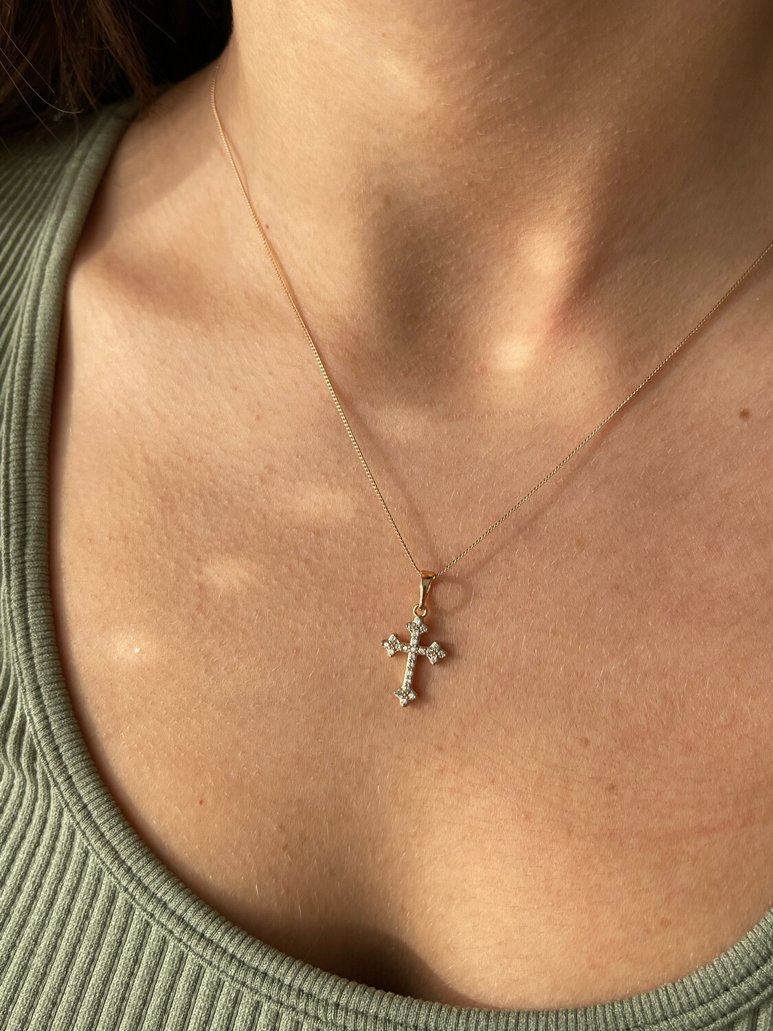 Halskette Kreuz 