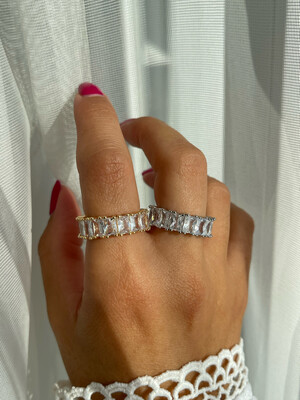 Ring silber extravagant